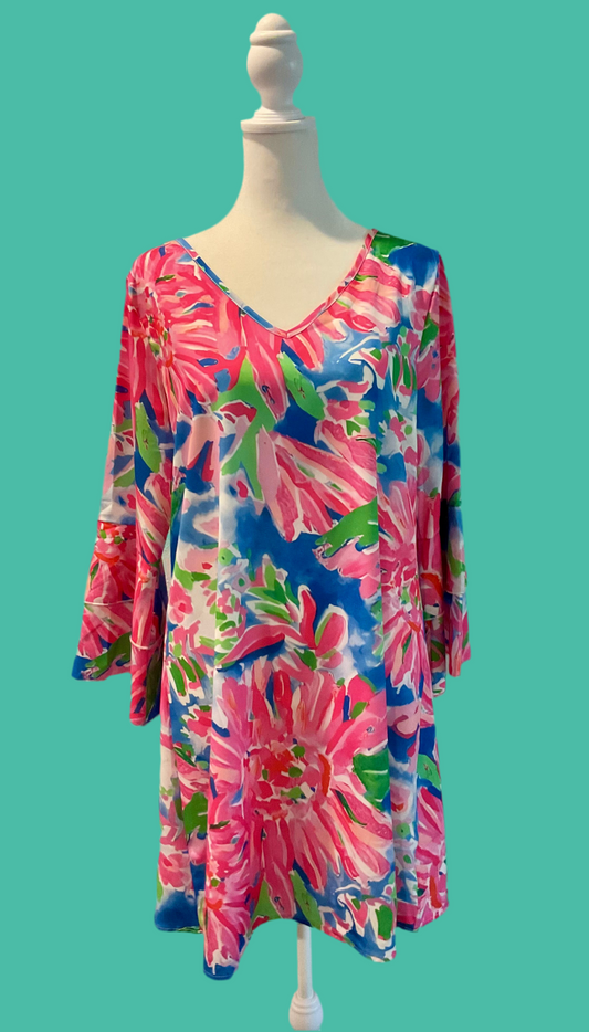 Vibrant Flower Dress