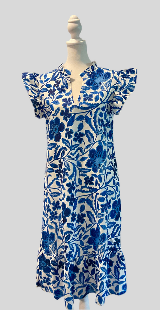 Blue Flower Dress